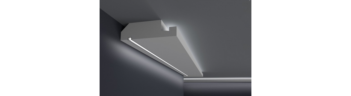 Sufit podwieszany LED z profilem PCV